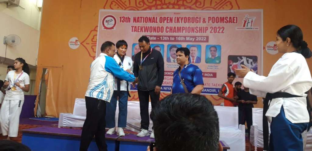 ओखलकांडा,नैनीताल के जीतेन्द्र सिंह बोहरा ने राष्ट्रीय ताईक्वांडो प्रतियोगिता में जीता गोल्ड मेडल