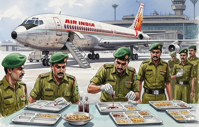 कराची में इंडियन प्लेन की लैंडिंग, पाक आर्मी ने खाने में मिलाया जहर, फिर...