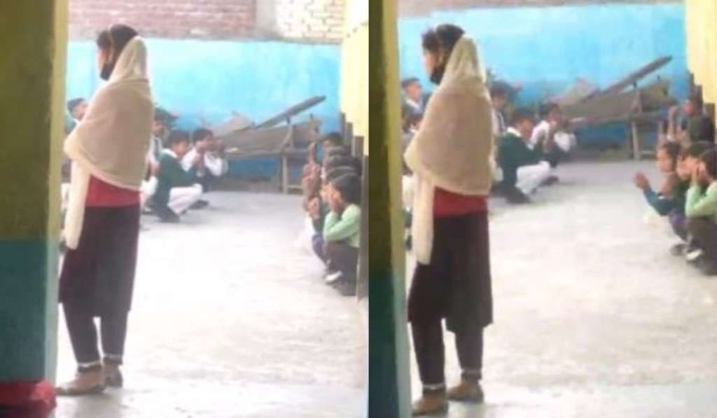 स्कूल में बच्चों को पढ़ाया जा रहा था कलमा, वीडियो वायरल होते ही हिंदू संगठन ने काटा बवाल
